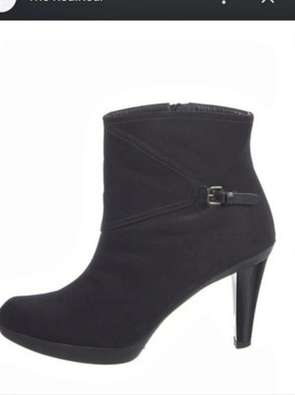 Stuart Weitzman Subside Platform Ankle Boot Black US 7